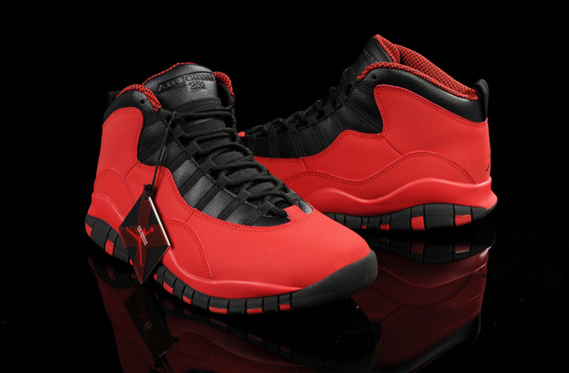 Air Jordan 10 Mens Shoes Aaa Red/Black Online